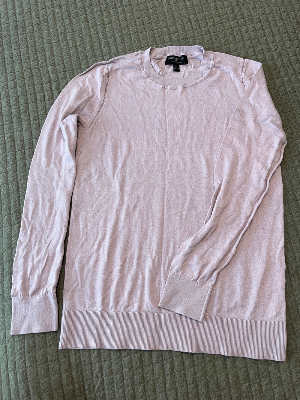 Banana Republic Women's Light Pink Crewneck Sweater
